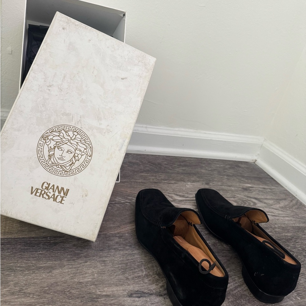 Versace Men’s Black Loafers